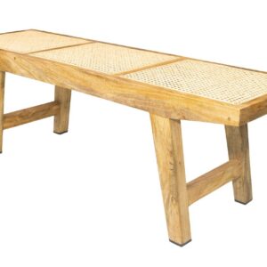 All Rattan Bench